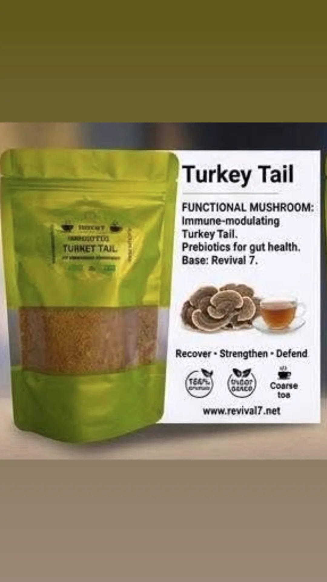 Revival 7 Immuni-Tea - New resealable pack.