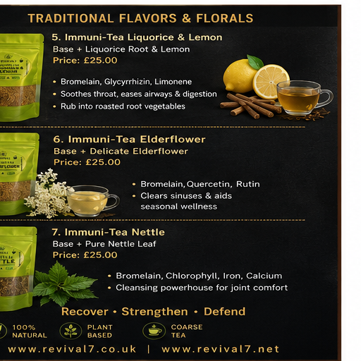 Revival 7 Immuni-Tea - New resealable pack.