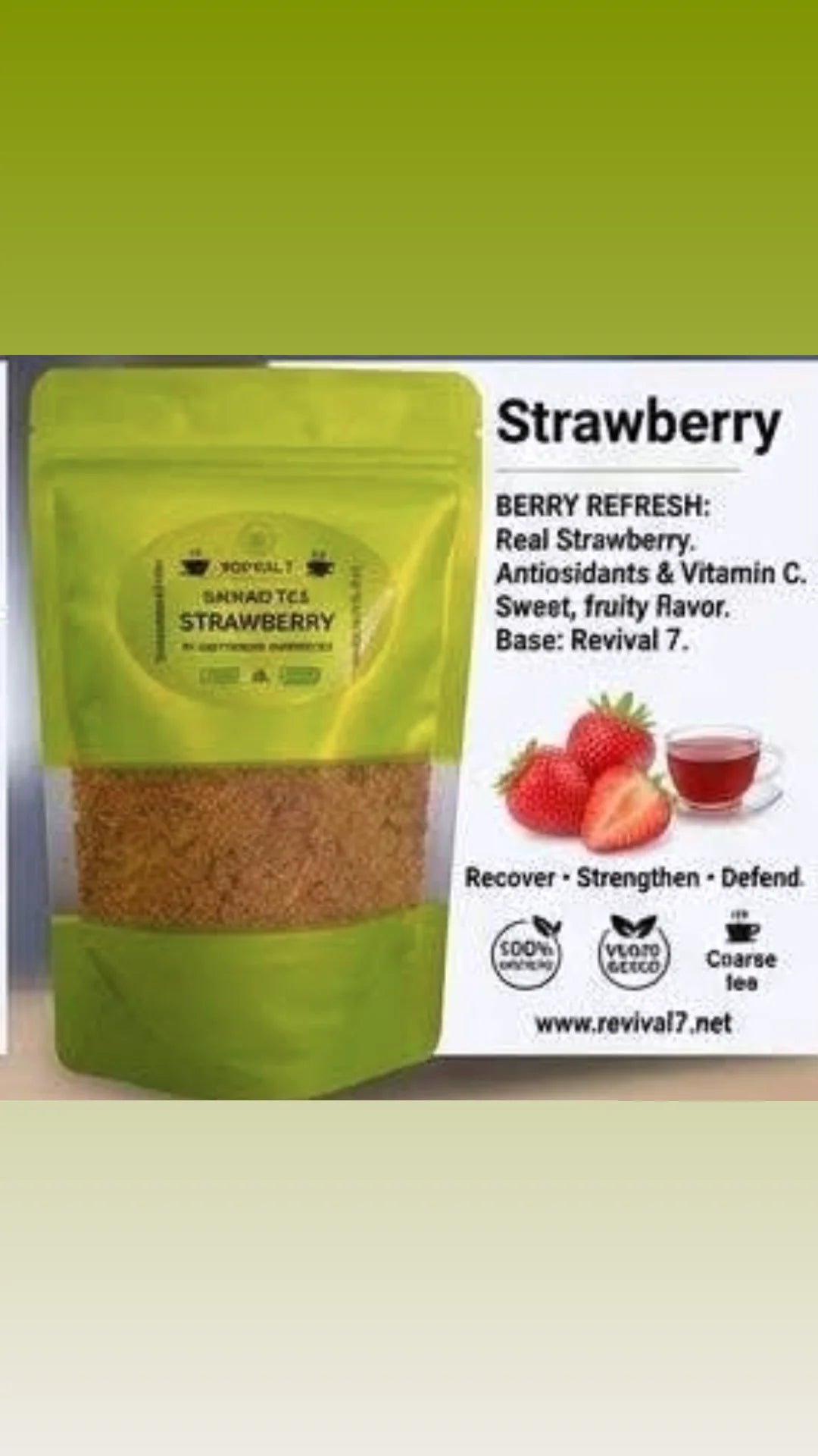 Revival 7 Immuni-Tea - New resealable pack.