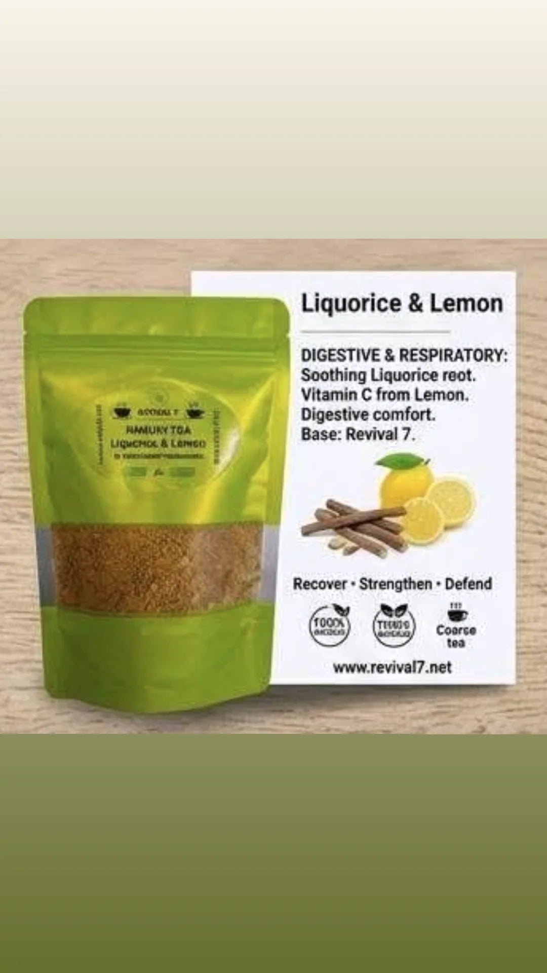 Revival 7 Immuni-Tea - New resealable pack.