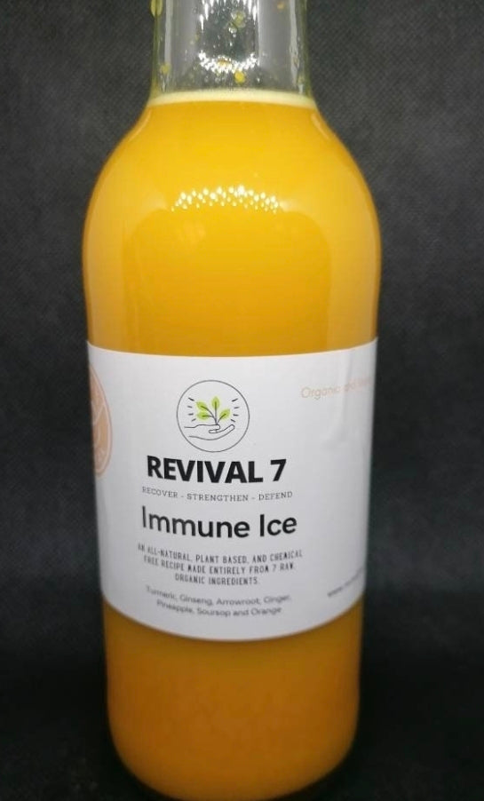 Revival7 Handmade Ice Cube Juice 330ml · 7 Super Root & Fruit Extracts · One‑Month Supply