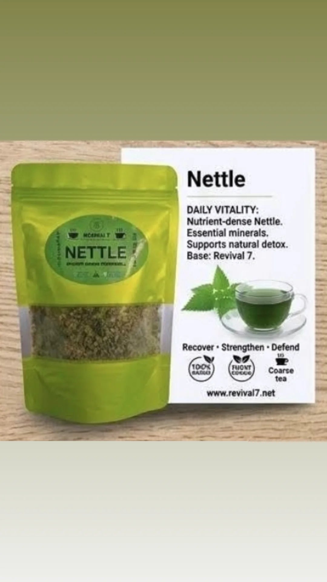 Revival 7 Immuni-Tea - New resealable pack.