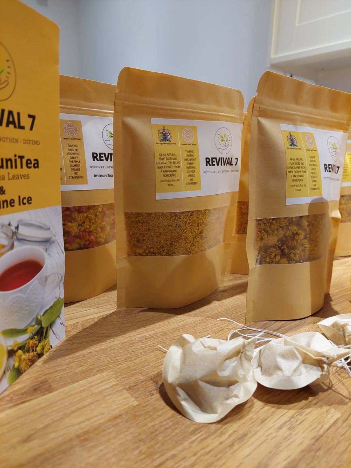 Revival 7 Immuni-Tea - New resealable pack.