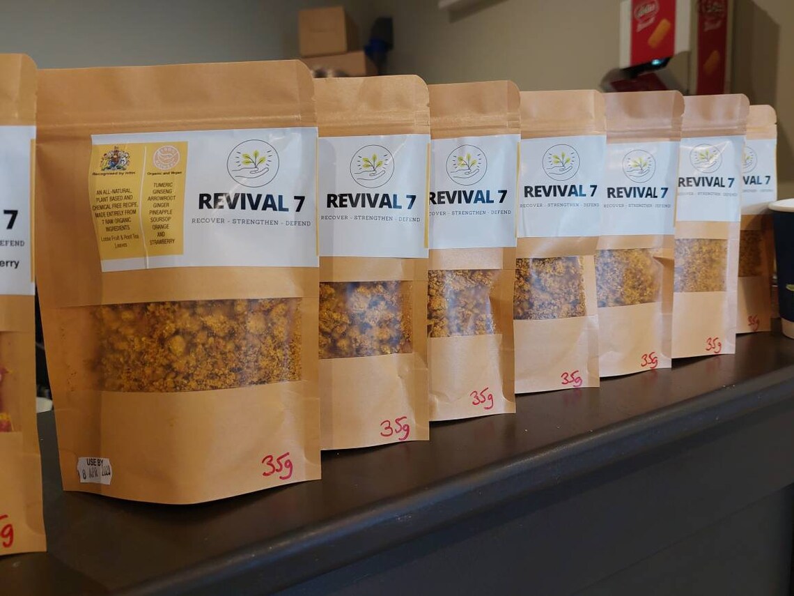 Revival 7 Immuni-Tea - New resealable pack.